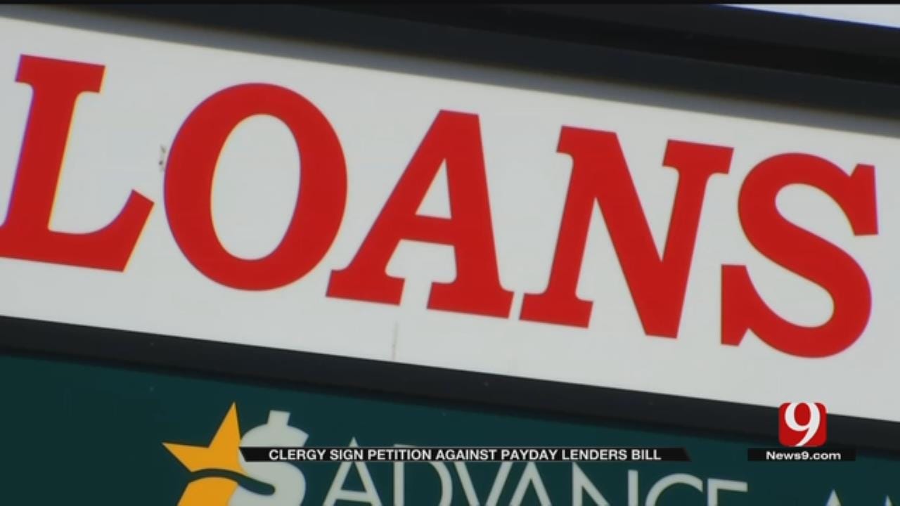 Oklahoma Clergy Members Sign Petition Against Payday Loan Bill