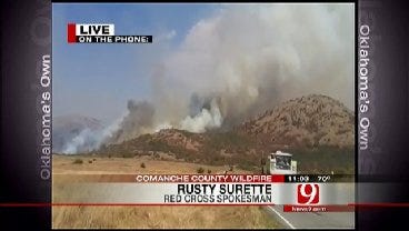 Red Cross Rusty Surette Talks About Comanche County Grassfire