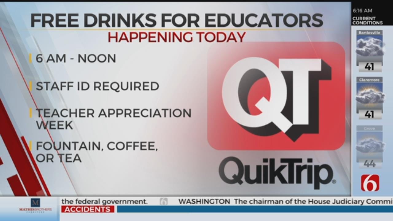 QuikTrip Offers Free Beverages To Educators