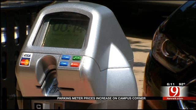 Price To Park On Campus Corner In Norman Triples