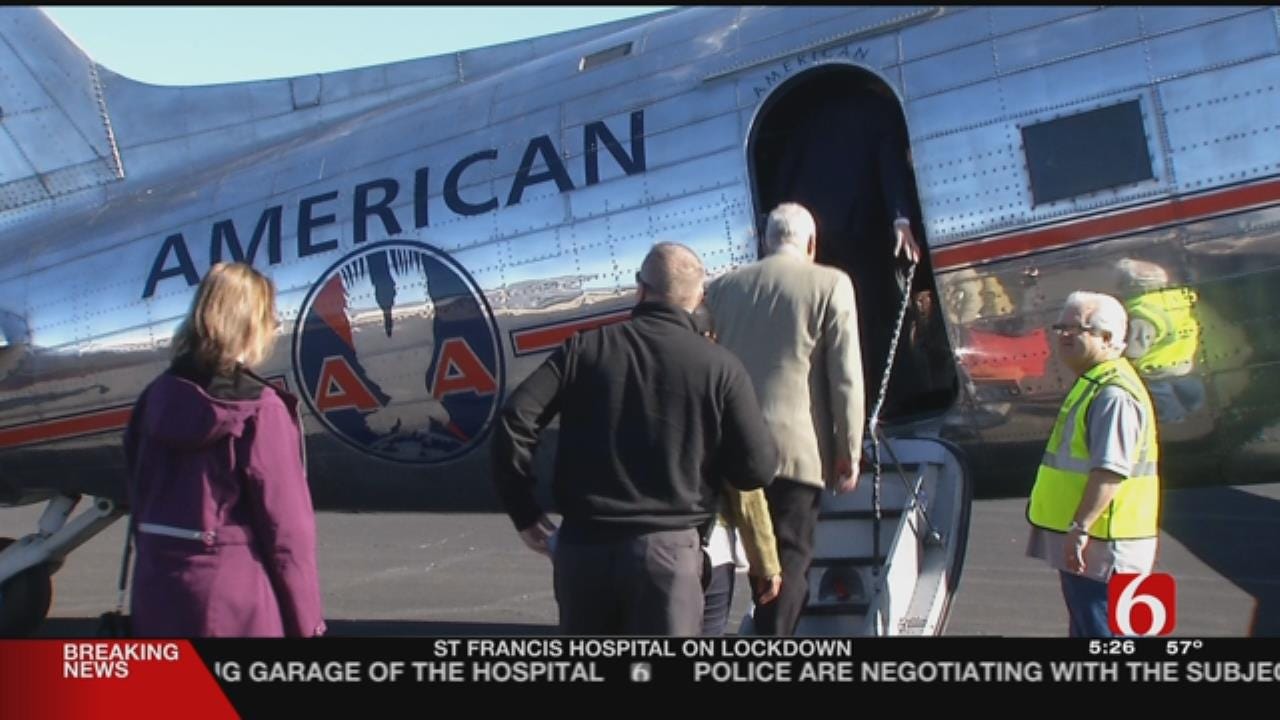 Senior Star Employees Get Surprise Ride On Classic Plane In Tulsa