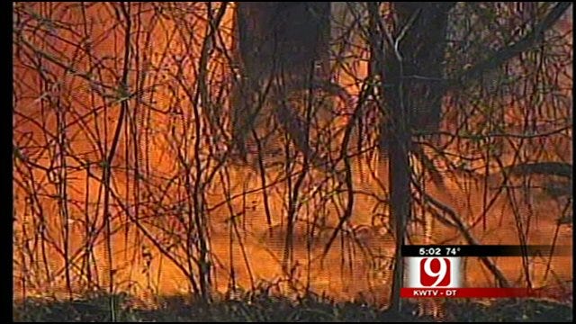 Arson Blamed For 2 Wildfires In Grady County