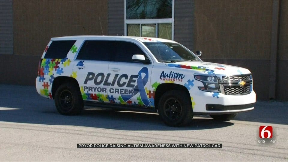 Extended Web Interview: Pryor Police Department Raises Autism Awareness With Police Car