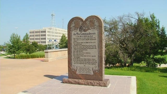 WEB EXTRA: File Video Of Monument At The State Capitol
