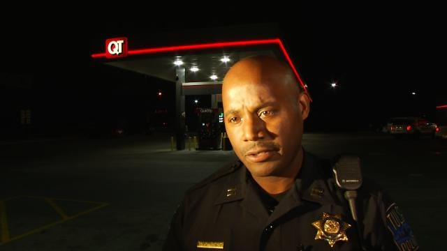 WEB EXTRA: Tulsa Police Captain Wendell Franklin Talks About QuikTrip Robbery