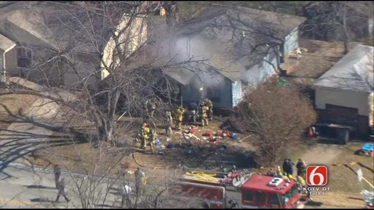 WEB EXTRA: Pilot Will Kavanagh Reports On House Fire From Osage SkyNews 6 HD