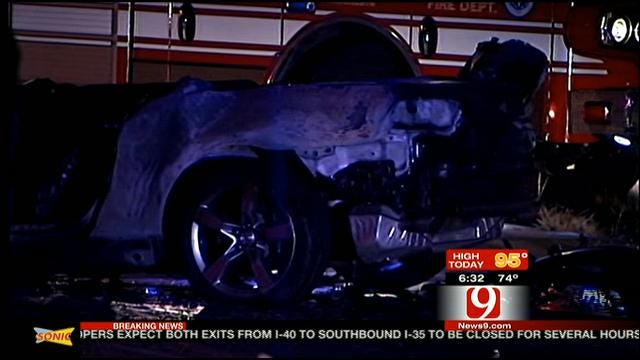 Fiery Crash Kills Five People On I-40 Near Downtown OKC