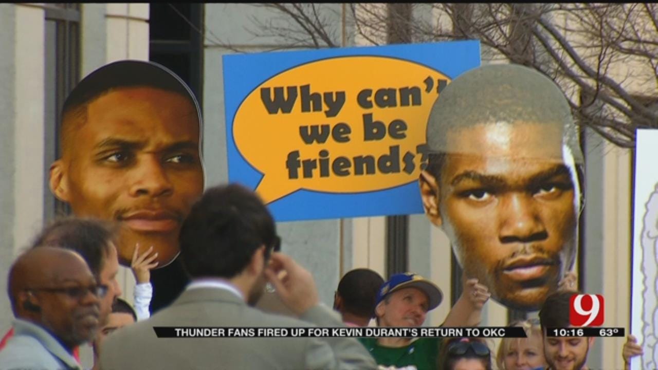 Durant’s Return To OKC Sparks Rivalry Among Fans
