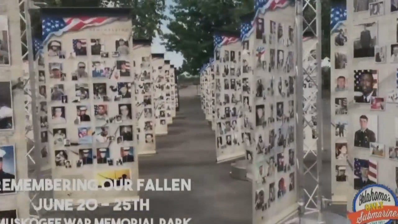WEB EXTRA: Traveling War Memorial Stops In Muskogee