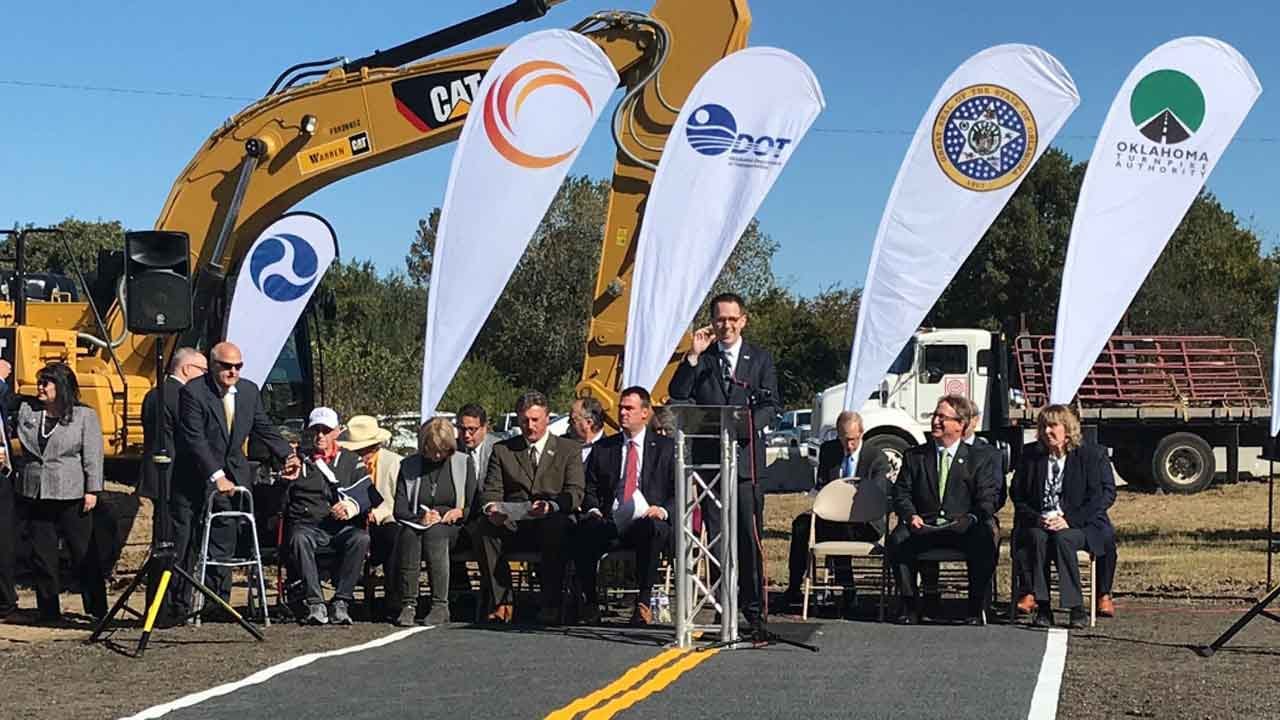 OTA Holds Groundbreaking For Gilcrease Expressway Extension