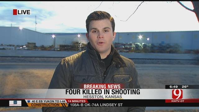 News 9 Reporter Justin Dougherty Covering Latest In Kansas Mass Shooting