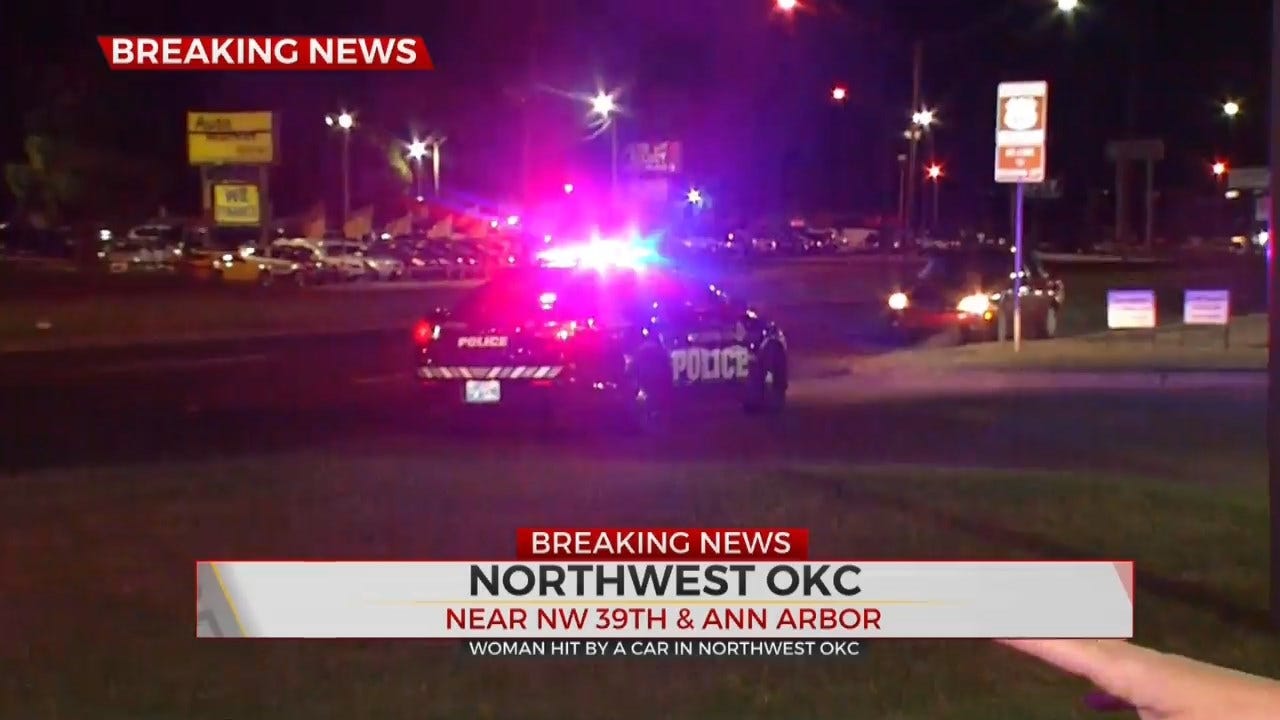 Police Investigating After Woman Hit By Car In NW OKC