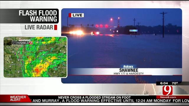 Flooding Reported In Shawnee