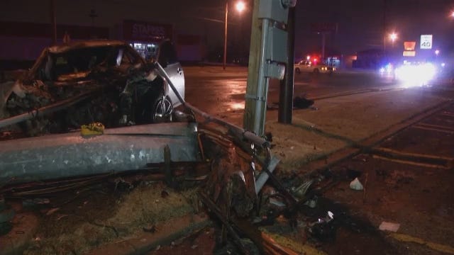 WEB EXTRA: Scenes From Tulsa Wreck At 26th And Harvard