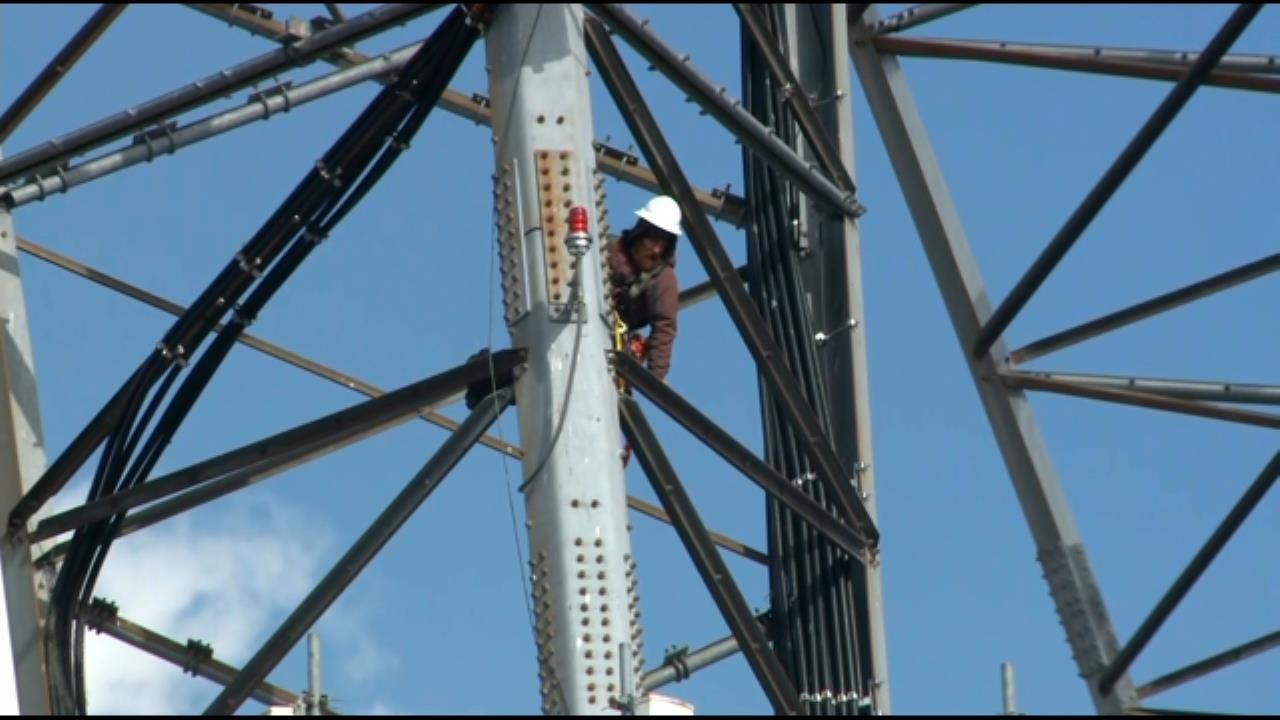 Crews Attempt To Rescue Worker Stuck On D.C. Radio Tower