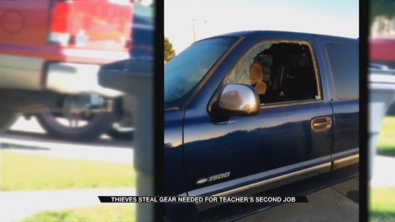 Thieves Steal Gear Needed For Moore Teacher's Second Job