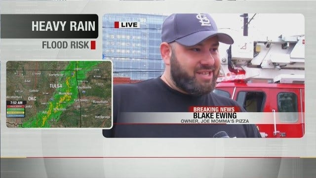 Joe Momma's Owner, Blake Ewing Talks About Fire At His Tulsa Restaurant