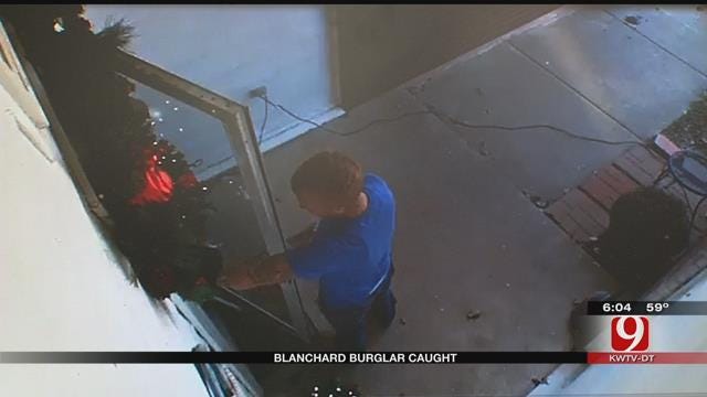 Blanchard Christmas Burglar Caught