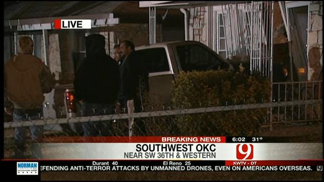 Truck Crashes Into SW OKC Home