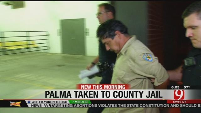 Authorities Escort Anthony Palma Inside OK County Jail