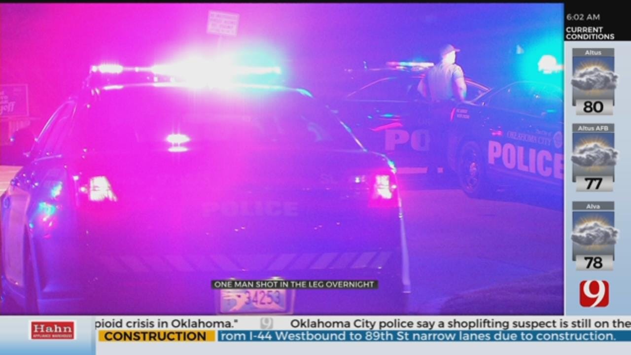 Man Shot In The Leg Overnight In NE Oklahoma City