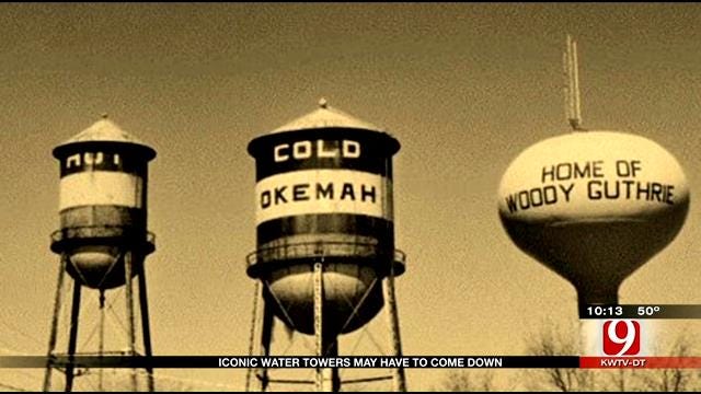 Iconic Okemah Water Towers May Have to Come Down