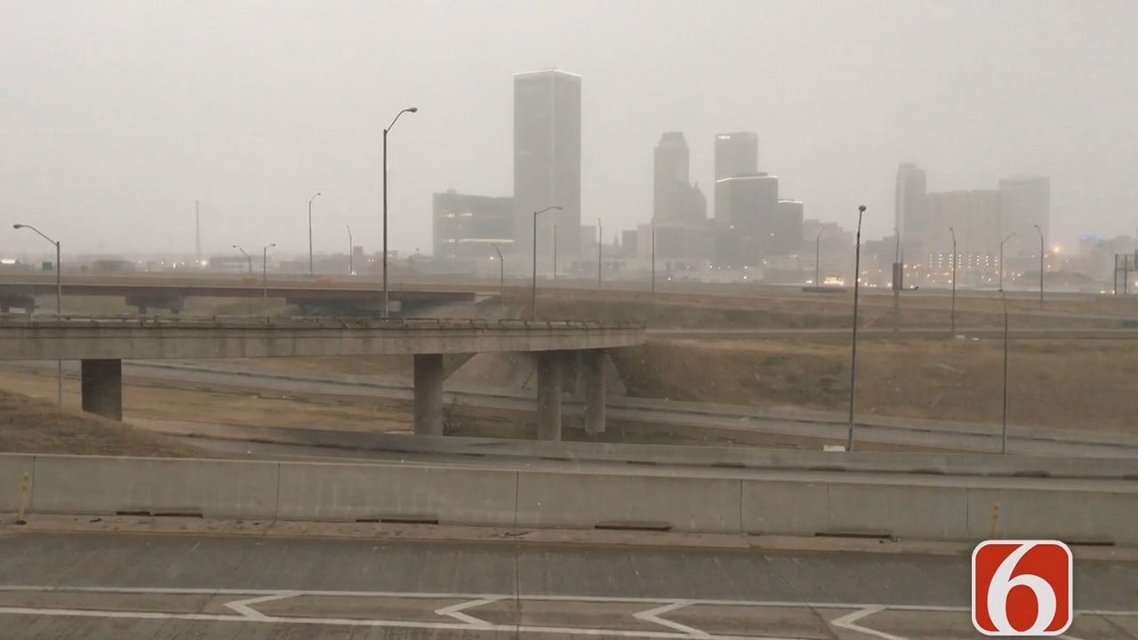 Marty Kasper: Snow Starts To Fall In Tulsa On Saturday