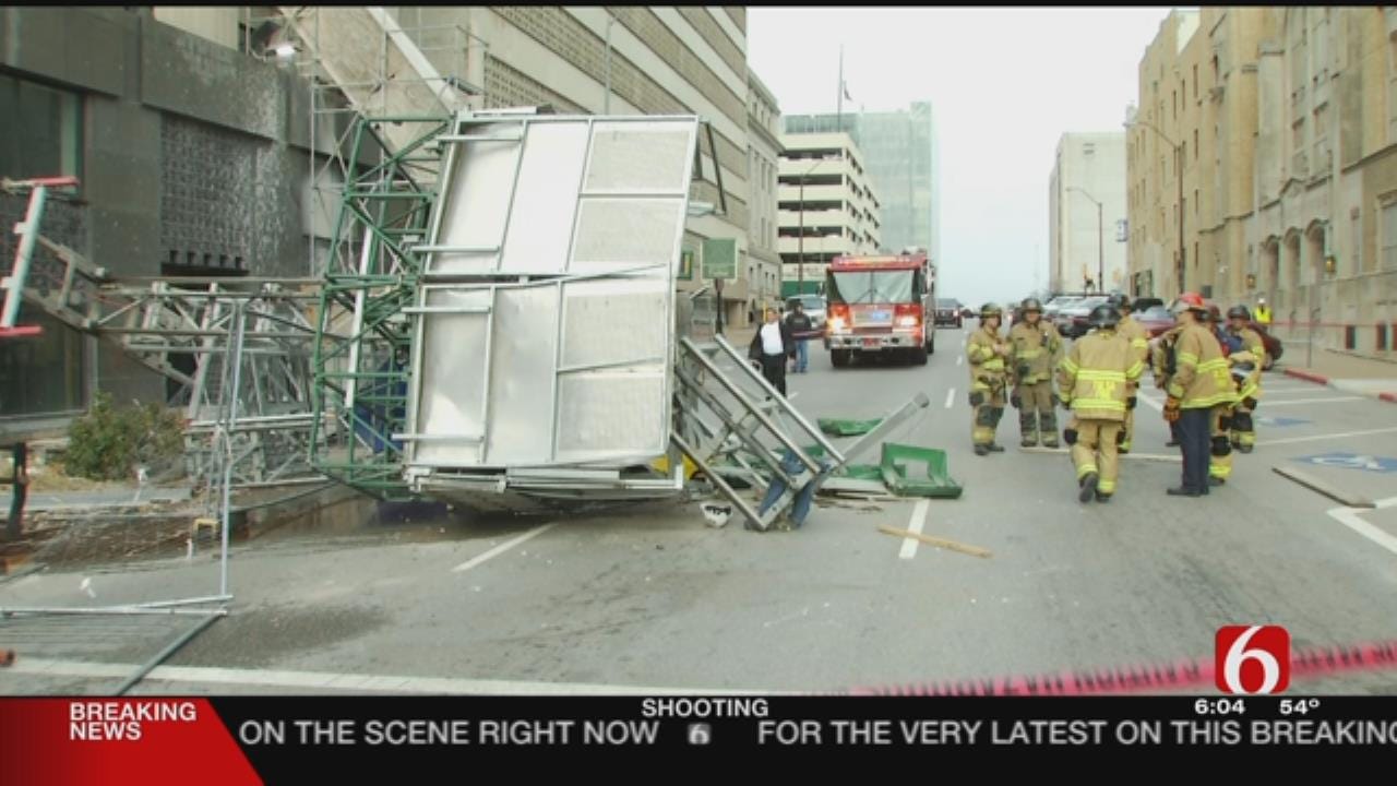Collapsed Scaffolding Elevator Built Without Proper Permits, Report Says