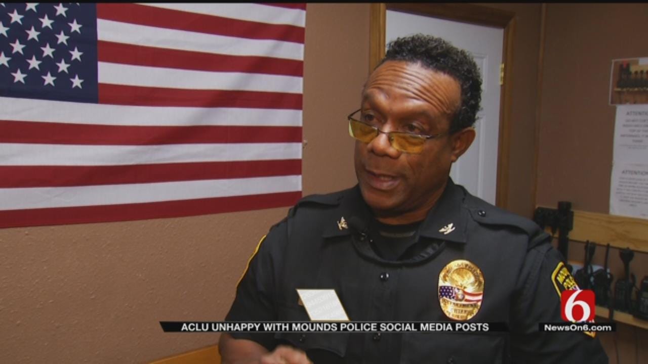 Mounds Police Chief Defends Religious Facebook Posts