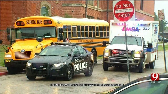 13-Year-Old Struck By OKC Patrol Car Near Wheeler Elementary