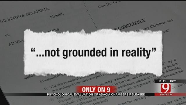 Psychological Evaluation Of Adacia Chambers Released