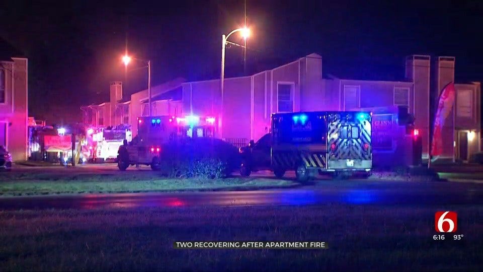 2 Victims Recovering After Jumping From Building In Tulsa Apartment Fire