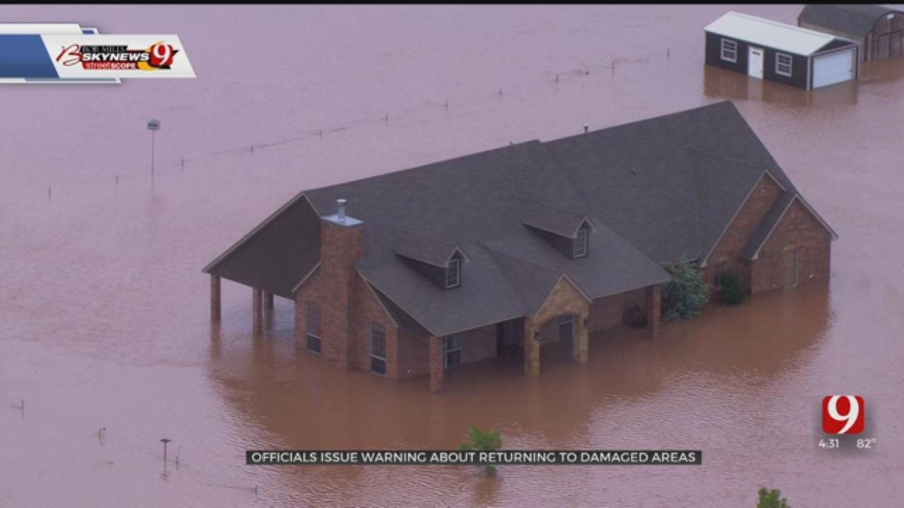 Officials Issue Warning When Returning To Recently Flooded Homes