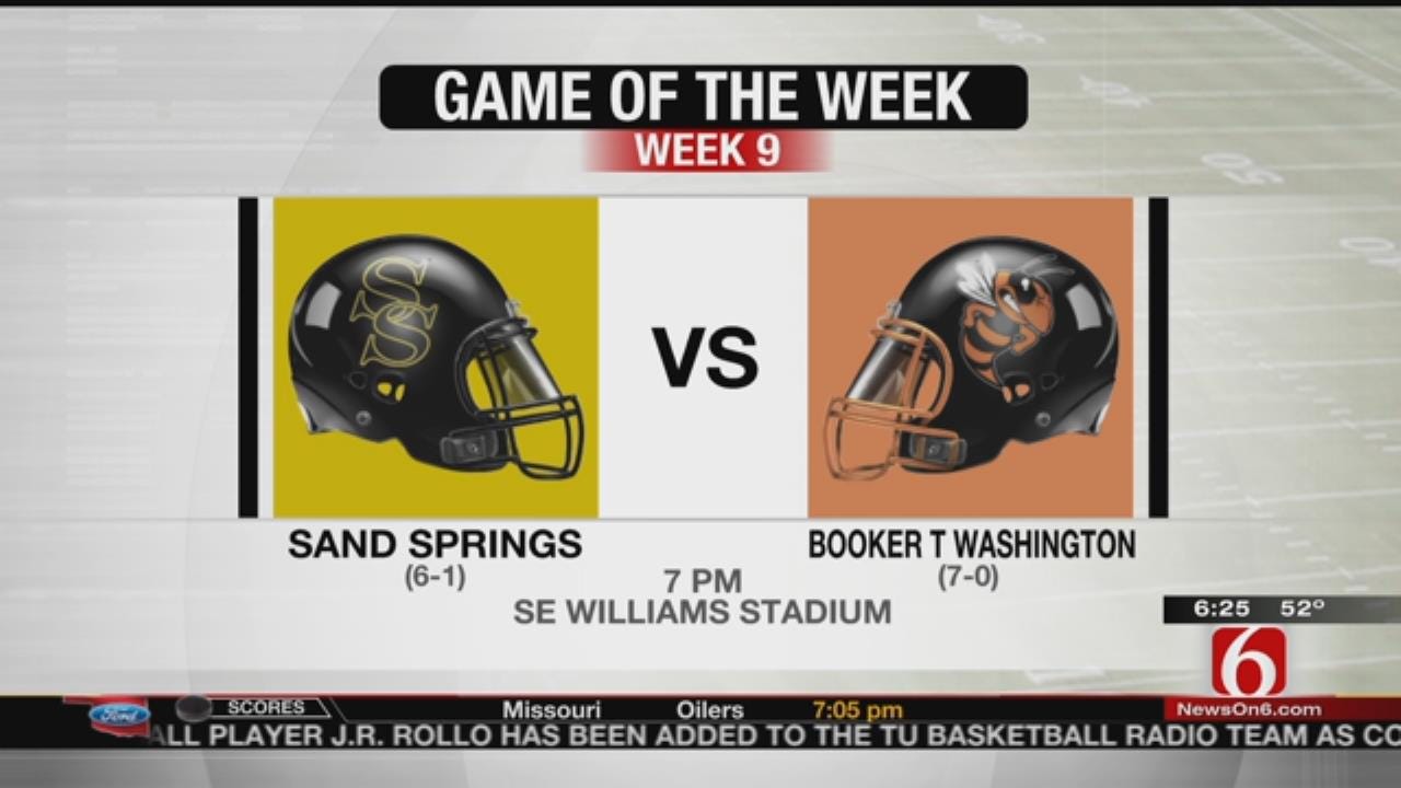 Game Of The Week Preview: Sand Springs vs. Booker T. Washington