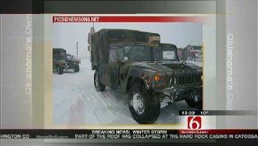 WEB EXTRA: National Guard Activated To Rescue Stranded Drivers