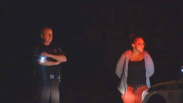 Tulsa Police: DUI Driver Laughs On The Way To Jail