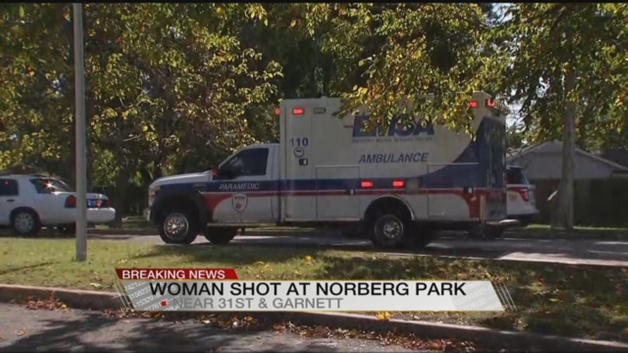 Tulsa Woman Hospitalized After Being Shot In Leg At Norberg Park