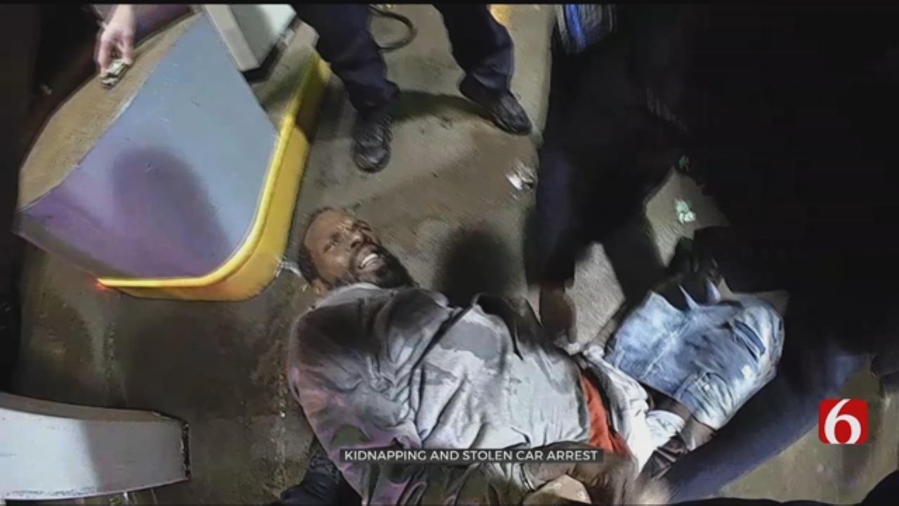 Bodycam Video From Kidnapping/Auto Theft Arrest Released By TPD