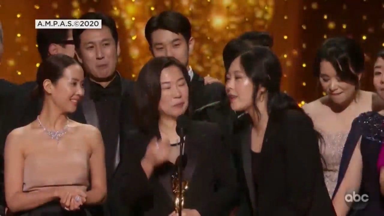 'Parasite' Makes History As First Foreign Language Film To Win Oscar For Best Picture