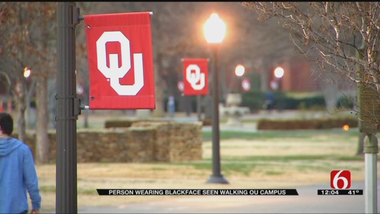 OU Officials Work To Identify Man In Blackface Walking On Campus