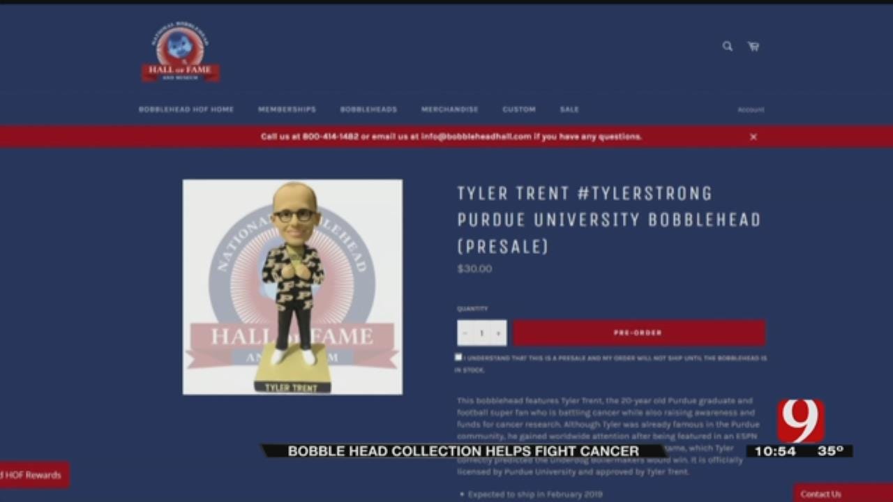 Yukon Man Creates Bobble Head For Purdue 'Superfan' Tyler Trent