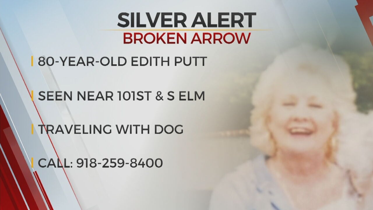 Silver Alert Issued For 80-Year-Old Woman In Broken Arrow