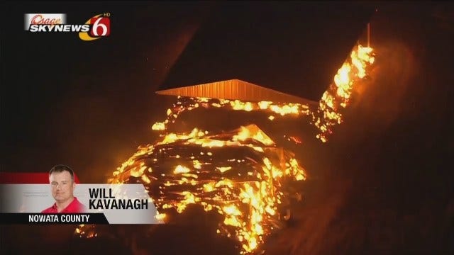 Wildfires Blaze Across Northeast Oklahoma
