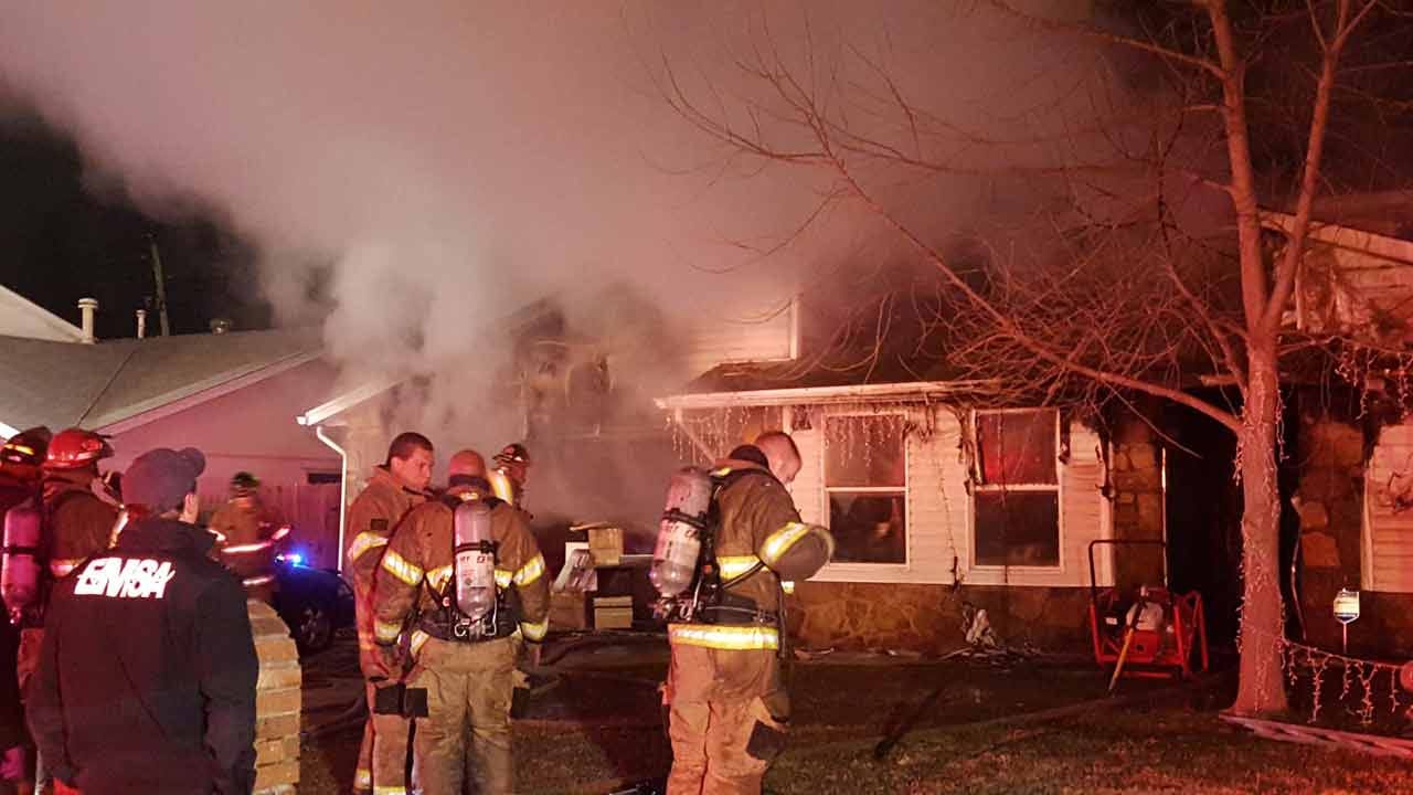 Tulsa Home Badly Damaged By Overnight Fire