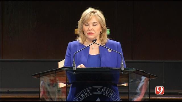 WEB EXTRA: Gov. Mary Fallin Speaks During Remembrance Ceremony