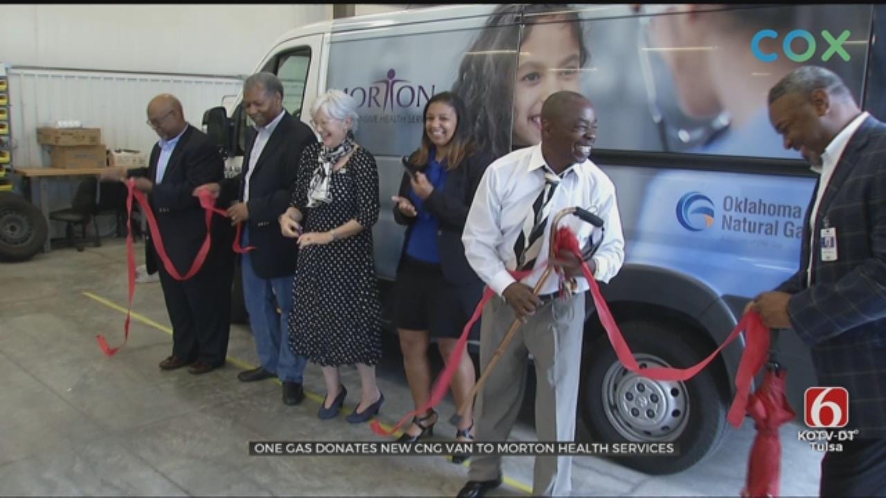 Tulsa Gas Company Donates Van To Morton Health Services