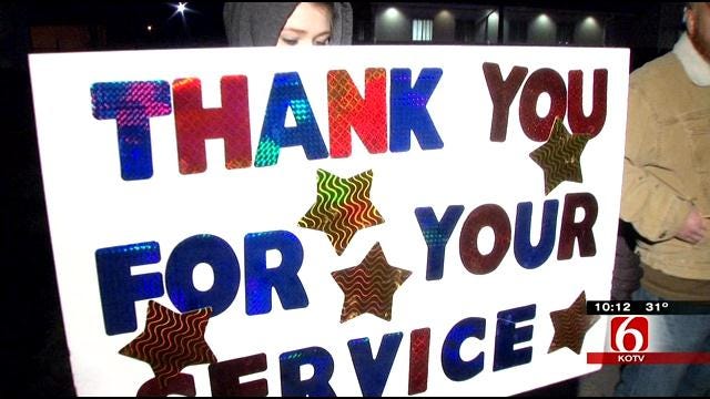 Friends, Family Of Chouteau Soldier Welcome Her Home For The Holidays