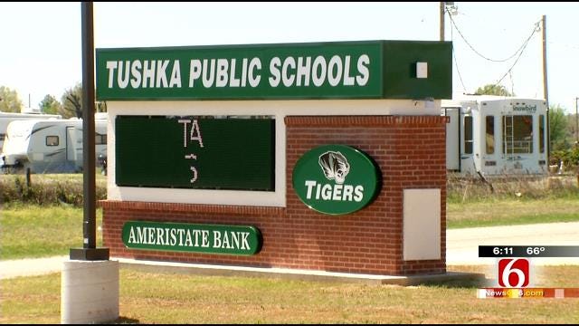 Construction Nearly Finished On Tushka School Destroyed By Tornado
