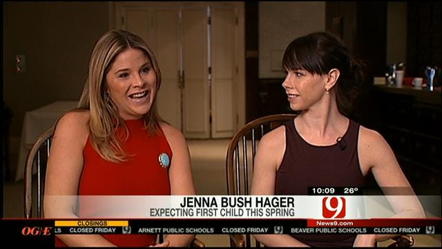 News 9's Amanda Taylor Talks With G.W. Bush's Twin Daughters