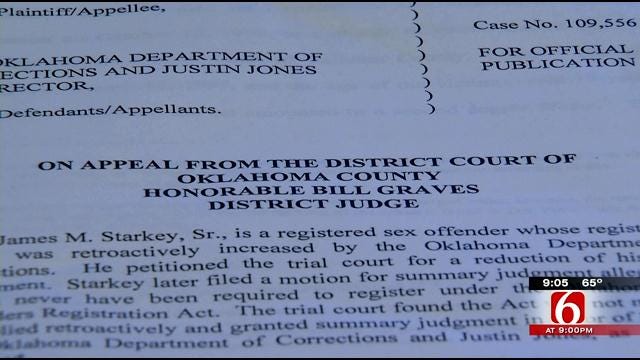 Oklahoma Counties Purging Some Sex Offenders From Registry